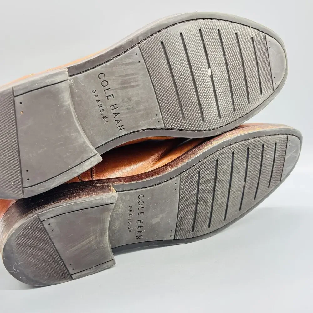Cole Haan Shoes Mens 10.5 Brown Leather Grand OS Cap Toe Oxford Dress Classic